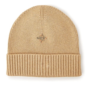OME Winter Warm Unisex Knitted Custom Logo Digital Printing Acrylic Jacquard Beanie Handmade Bobble Hat Cuffled Adjustable - Product Image 1