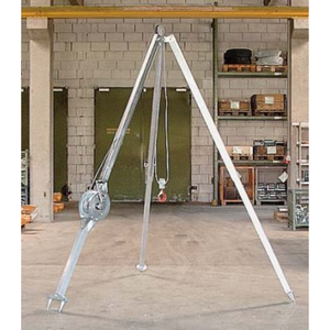 Grue trépied en aluminium stationnaire avec moteur - Capacité de charge de 1000 kg, treuil manuel à vendre - Product Image 2