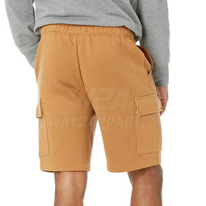 Coupe ample taille élastique en gros hommes coton polaire Shorts taille personnalisée hommes coton polaire Shorts pour un usage décontracté - Product Image 3