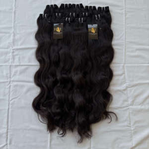 Cheveux de vison de la meilleure qualité, cheveux vierges alignés dans le sens de la cuticule, prix de gros, cheveux vierges bruts non traités, extensions de cheveux humains indiens de temple - Product Image 6