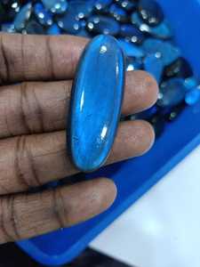 Vente en gros de pierres précieuses en Labradorite bleue de haute qualité AAA Cabochon de Labradorite bleue semi-précieuse Labradorite bleue - Product Image 4