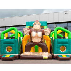 Ocean Theme PVC <b>Inflatable</b> Bounce <b>House</b> Pink Underwater World Bouncy Slide Combo Commercial Grade Kids Jumping Bouncer For Party - Product Image 1
