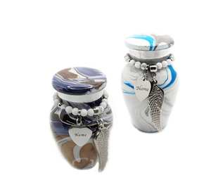 Ataúd de metal blanco de estilo americano, fábrica de inteligencia, suministros funerarios para ceremonia ANA de China a la venta - Product Image 1