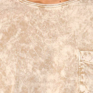 เสื้อยืดผ้าฝ้ายฟอกสีกรดทำจากเส้นใยไม้ไผ่ตรงจากโรงงานเสื้อยืดซักกรดสีทึบใหม่สำหรับใส่กลางแจ้ง - Product Image 5