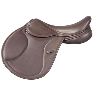 Silla de Montar Euro Cavall Industries de Cuero Genuino con Marco de Madera - Silla de Montar Marrón de Alta Calidad para Caballos, Diseño Personalizado Horse Freedom - Product Image 1