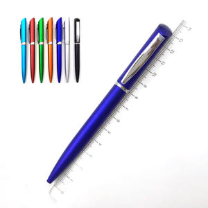 NP-093 New Slanted Top Design Plastic Ballpoint <b>Pen</b> with 0.7mm Writing Width Metallic Texture for Business Meetings Custom Logo - Product Image 3