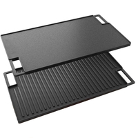 Offre Directe Fabricant : Plaque de Cuisson BBQ Antiadhésive en Fonte Pré-Condimentée Sans Fumée pour Camping Familial et Cuisinière à Induction