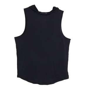 Sudadera con capucha para hombre, ropa de gimnasio sin mangas, 100% algodón, con Logo impreso y diseño, venta al por mayor - Product Image 2