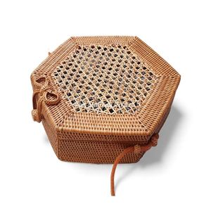 Handmade Rattan Shoulder <b>Bag</b> Natural Fiber Woven Handbag Fashionable <b>Accessory</b> for Daily Life from Vietnam - Product Image 2
