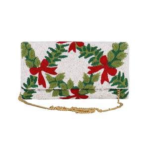 Bolso de Mano de Moda con Cuentas Bordadas, Bolso de Noche Moderno, Bolso de Mano Clásico con Cuentas, Bolso de Novia Hecho a Mano - Product Image 3