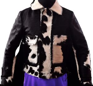 Gran oferta, chaqueta de cuero de motorista de piel de vaca personalizada para hombres, chaquetas de cuero para el pelo, cualquier color, cualquier diseño, chaqueta de cuero para hombres OEM - Product Image 5