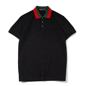 T-shirt Polo oversize facile à assortir pour homme, confortable, 49% polyester, 29% viscose, 22% coton - Product Image 1