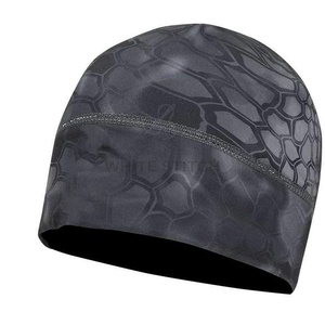Bonnet de chasse camouflage personnalisé en polaire polaire coupe-vent avec broderie 3D, bonnet beanie en vente promotionnelle, logo personnalisé - Product Image 5