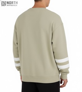 2025 Street Custom Oversized Blank Heavyweight Hoodie 100% Jersey de algodón Tallas grandes Sudaderas con capucha para hombres Sudaderas Sudadera de algodón - Product Image 3