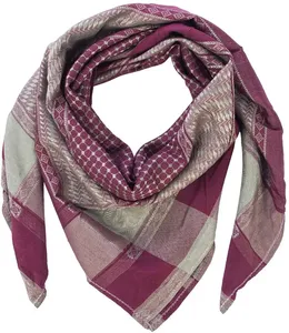 ผ้าพันคอมุสลิม,ผ้าฝ้ายชีมัค Keffiyeh อาหรับคาฟไฟห์ซาอุดิอาระเบียผลิตในปากีสถาน - Product Image 6