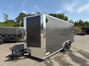 Remorque fermée à nez en V Outlaw 8.5x16 10K Remorque de transport de marchandises Remorque de transport lourd avec accès latéral - Product Image 6