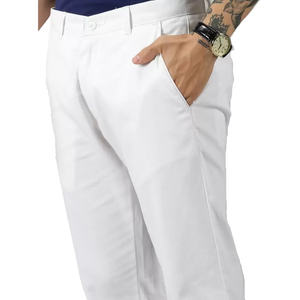 Pantalon chino personnalisé pour hommes, couleur unie, qualité supérieure, pantalon chino décontracté et élégant à coupe ajustée pour hommes de BD - Product Image 6