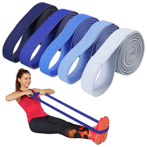 Ensemble de bandes de résistance pour les hanches MUKKA SPORTS MS-RB-44 unisexe pour la remise en forme à domicile avec boucle et bande circulaire pour les hanches, fabriqué au Pakistan - Product Image 1