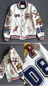 Veste universitaire Letterman de baseball en laine avec logo personnalisé sur le devant vêtements de ville d'hiver vêtements pour hommes faits à la main personnalisés imperméables et coupe-vent - Product Image 6