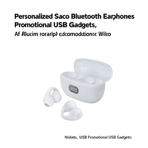 Auricolari Bluetooth Personalizzati Saco, Gadget USB Promozionali - Product Image 3