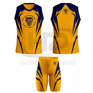 Uniforme de pista y campo de último diseño hecho en fábrica, uniforme de práctica de pista y campo de color sólido - Product Image 4