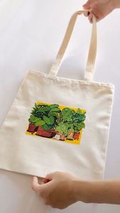 Sac fourre-tout en toile de coton écologique personnalisé de qualité supérieure Sac à provisions réutilisable avec logo imprimé - Product Image 3