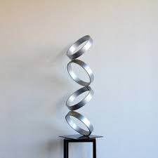 Abstract Metal Art Sculptures Modern <b>Decorative</b> Shapes for Home & Office Interiors - Product Image 2