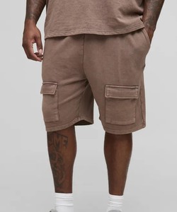 Verano en blanco hombres cordón pantalones cortos de sudor hombres logotipo personalizado marca calle Unisex grueso francés Terry algodón Casual gimnasio pantalones cortos de sudor - Product Image 4