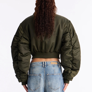 Chaqueta Bomber Moderna para Mujer, Tejido Premium, Informal, 2026 / Chaqueta Bomber Ligera, Cómoda y de Diseño Limpio para Mujer, Moda 2026 - Product Image 4