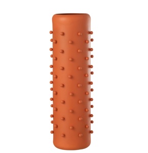 Vase à fleurs en métal de forme antique fabriqué à la main avec un design unique idéal pour ajouter un charme rustique à votre salon ou salle à manger - Product Image 1
