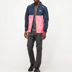 <b>Plus</b> <b>Size</b> Breathable <b>Light</b> <b>Weight</b> Windbreaker <b>Jackets</b> for Men Hooded with Windproof Collar for Winter Season Cheap Price - Product Image 2