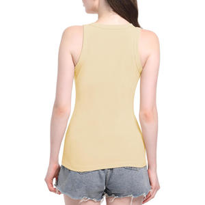 Débardeur uni pour femme, matière douce et légère, sans manches, vêtement pour le fitness, l'entraînement et un usage décontracté - Product Image 5