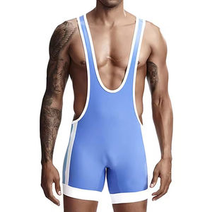 High Quality Custom Sublimation <b>Men's</b> Low Cut <b>Wrestling</b> <b>Singlet</b> Wholesale Price Martial Arts Wear - Product Image 5