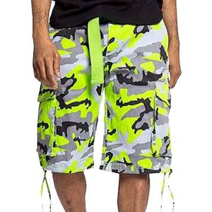 Short de survêtement en coton polaire à compression à séchage rapide pour hommes, pantalon de jogging à motif solide pour le sport, l'entraînement et la course à pied. - Product Image 1