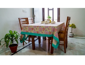 Washable Fabric Dining <b>Table</b> <b>Cover</b> With Smooth Texture Designed For Everyday Meal Protection - Product Image 1
