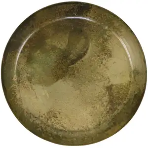 Plaque murale décorative en métal aspect laiton, faite à la main, unique - Product Image 1