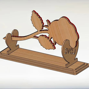 Organizador de exhibición de tarjetas de madera Premium Soporte elegante para tarjetas de visita Invitaciones o necesidades de estilo de eventos - Product Image 1