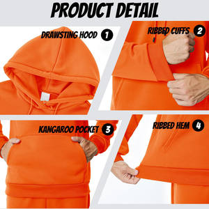 Sweats à capuche personnalisés pour hommes Streetwear de haute qualité, mode polaire douce, haut décontracté, sweats à capuche multicolores, sweats à capuche personnalisés à épaules tombantes - Product Image 6