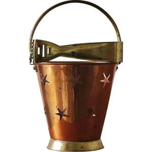 Design américain Métal Plaqué Argent Seau à Glace Panier de Forme Ronde Avec Poignée Fait Main Personnalisé - Product Image 3