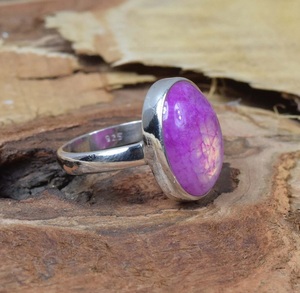 925 argent Sterling naturel rose pierre de lune bague à la main lunette réglage ovale coupe pierres précieuses bijoux mariage Occasion cadeau pour elle - Product Image 3