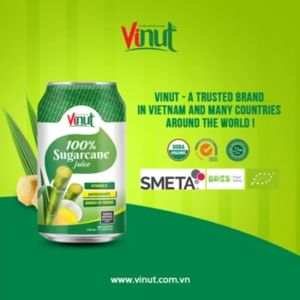 Venta al por mayor, bebida enlatada de 330ml, jugo de fruta de caña de azúcar 100%, muestra sin grasa, Etiqueta Privada, fabricación OEM, bebida de Vietnam - Product Image 6