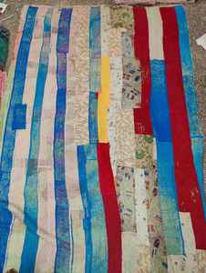 100% algodón hecho a mano Reversible Kantha cosido a mano sostenible Kantha tradicional Vintage hecho a mano Boho Chic Kantha - Product Image 6