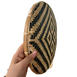 Meilleur choix bambou artisanat Vietnam fait à la main Durable vannage panier pour décoratif alimentaire stockage Souvenir en gros très faible - Product Image 3
