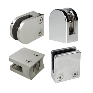 在庫あり、売れ筋商品、D型階段手すりガラスホルダー金具、ステンレス鋼階段ガラスクランプ - Product Image 3