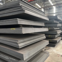 Tôles d'acier laminées à chaud en acier au carbone pour l'ingénierie des infrastructures, matériaux de construction robustes, stock d'acier
