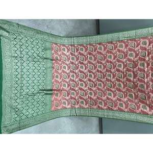 Sari de Seda de Calidad de Exportación, Estilo Tradicional para Mujer, para Bodas, Festivales y Fiestas, a Precio de Mayoreo - Product Image 3