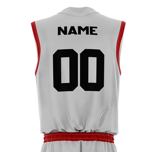 ชุดเสื้อบาสเก็ตบอลและกางเกงขาสั้นชุดเล่นกีฬาสีทึบโลโก้ออกแบบใหม่ล่าสุด - Product Image 6