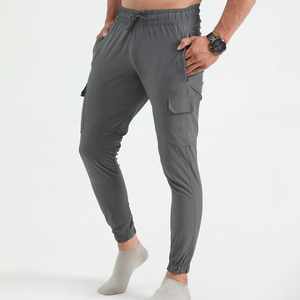 Pantalones tácticos informales para hombre, Pantalón cargo acampanado con nuevo diseño y logotipo personalizado, a la moda para actividades de senderismo y sudor - Product Image 2
