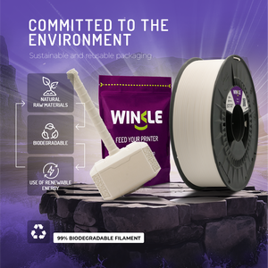 WINKLE Filamento PLA Resistente 1.75mm 1kg per Stampa 3D, 4 Colori, Vendita all'Ingrosso, Materiale Biodegradabile per FDM, Facile da Stampare - Product Image 5