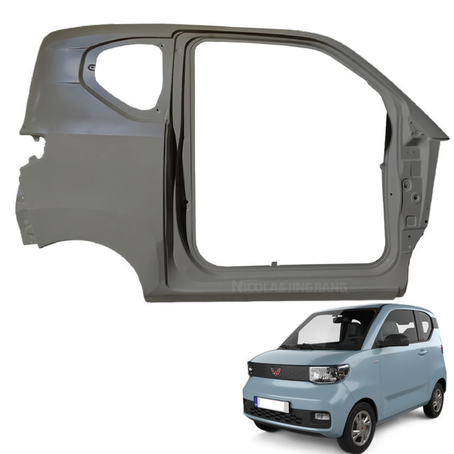 OEM 23708556P 23708557P Mini-EV Macaroon Models Original Side Panel Welding Parts Wholesale Wuling Mini Side Assembly Body Parts
